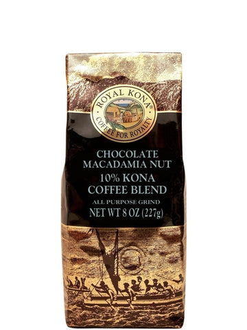 Royal Kona Chocolate Macadamia Coffee (8 oz) - RudiGourmand